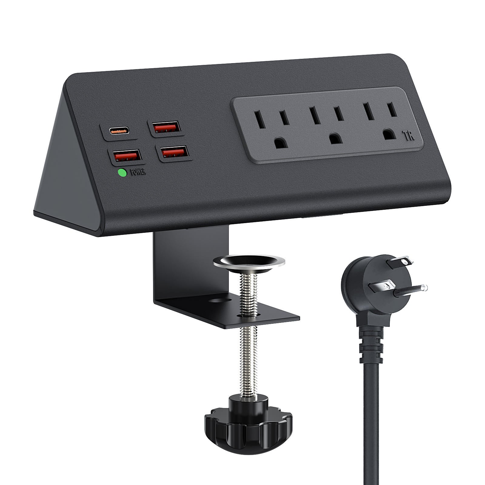 Nexus Pro Desk Clamp Power Strip (USB-C + 3 AC)